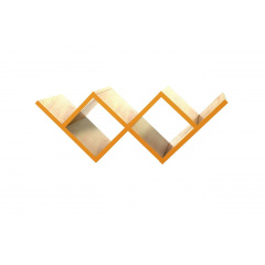 Навісна полиця в стилі LOFT (Wall Shelf-93) Тернопіль