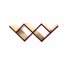 Навесная полка в стиле LOFT (Wall Shelf-95) Изюм