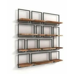 Набір настінних полиць в стилі LOFT (Wall Shelf-67) Хуст