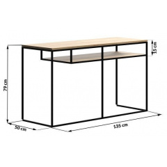 Письменный стол в стиле LOFT (Office Table - 092) Тернопіль