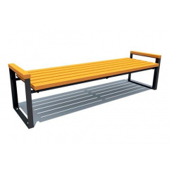Скамейка парковая стиле LOFT (Street Bench - 48) Ужгород