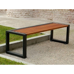 Скамейка парковая в стиле LOFT (Street Bench - 11) Ровно