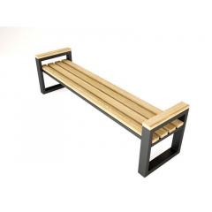 Скамейка парковая в стиле LOFT (Street Bench - 16) Луцк