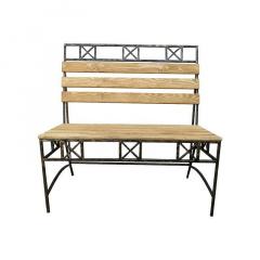 Скамейка парковая стиле LOFT (Street Bench - 43) Ужгород