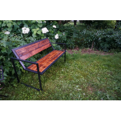 Скамейка парковая стиле LOFT (Street Bench - 35) Ужгород
