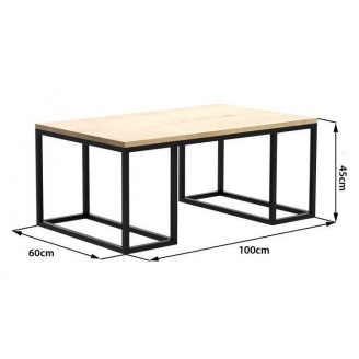 Журнальний столик у стилі LOFT (Table - 588)