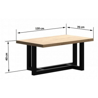 Журнальний столик у стилі LOFT (Table - 479)