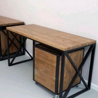 Письмовий стіл в стилі LOFT (Office Table-119)