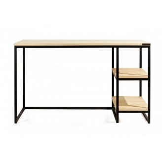 Письменный стол в стиле LOFT black (Office Table-113)