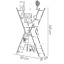 Стелаж для зберігання в стилі LOFT (Rack - 204) Київ