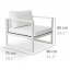 Лаунж крісло в стилі LOFT (Armchair - 18) Дніпро