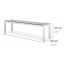 Обідня лавка в стилі LOFT 2200х400х450 (Bench - 30) Київ