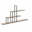 Настінна полиця в стилі LOFT (Wall Shelf-55) Вишневе