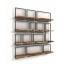 Набір настінних полиць в стилі LOFT (Wall Shelf-67) Хуст