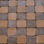 Тротуарная плитка Золотой Мандарин Квадрат Антик 160х160х90 мм полный прокрас персиковый Киев