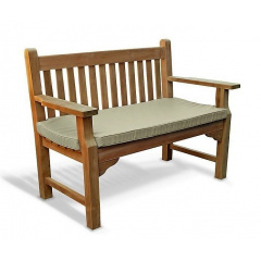 Лавочка со спинкой 1240 х 670 мм от производителя Garden park bench 01 Косов