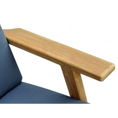 Крамниця зі спинкою 1400 х 880 мм від виробника Garden park bench 03 Долина