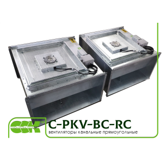 Вентилятор для прямоугольных каналов C-PKV-BC-60-35-4-220-RC
