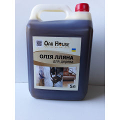 Олія для дерева льняна 5 л Oak House Харків