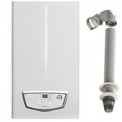 IMMERGAS Eolo Mythos 24 2E Газовый двухконтурный котел модель Turbo 24 кВт + труба Киев