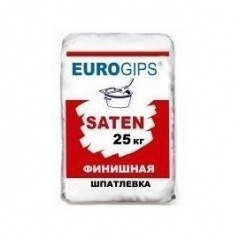 Шпаклевка финишная гипсовая Saten Евро 25 кг Киев