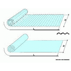 Шифер пластиковый в рулоне плоский армированный 2х20 м прозрачный Житомир