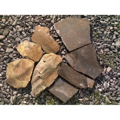 Тротуарный камень ALEX Group Закарпатский андезит 5 см шоколадно-коричневый Ровно