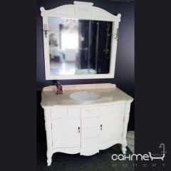 Комплект мебели для ванной комнаты Godi LY-01 T (слоновая кость матовая/кракелюр) Черкассы