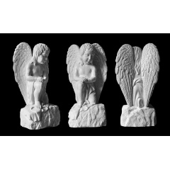 Скульптура Ангел на камені 850х450х300 мм Чернівці