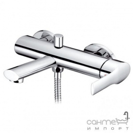 Змішувач для ванни настінний, без душового гарнітура Clever Platinum Mikura 97862 Хром