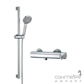 Змішувач для душу настінний з душовою стійкою GRB Tender 40 328 400 Хром