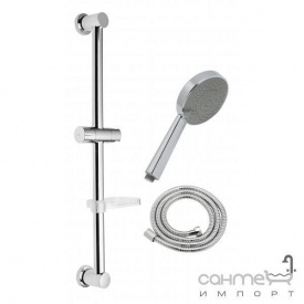 Душевой гарнитур со штангой Genebre Tau TA17RO Хром