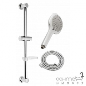 Душовий гарнітур зі штангою Genebre Kode KO17RO Хром
