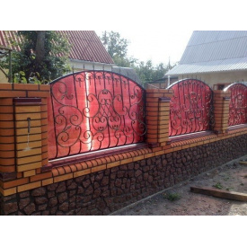 Паркан металевий з покраскою Легран