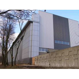 Вентильована фасадна касета закритого типу