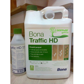 Лак для паркета Bona Traffic HD двухкомпонентный 4,95 л