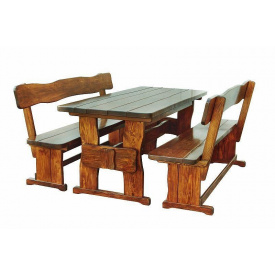 Комплект мебели из натурального дерева для кафе 1500х800 мм