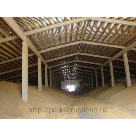 Будівництво зерносховищ