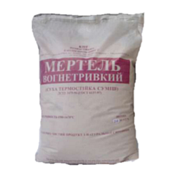 Мертель шамотний 25 кг