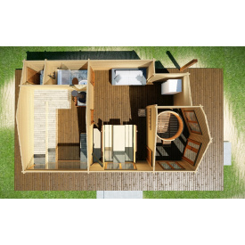 Строительство деревянной сборной бани