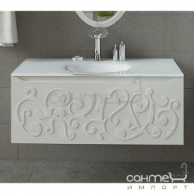 Тумба подвесная без раковины Marsan Marsel 1200 белый