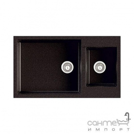 Гранитная кухонная мойка Fabiano Quadro 86х50x15 Cream/Кремовый