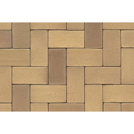 Тротуарная клинкерная плитка АВС-Klinkergruppe Hellbraun-bunt 200х100х40 мм (L PK 06)