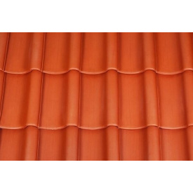 Керамическая черепица АВС-Klinkergruppe Hohlfalzziegel NATUR ROT 435x280 мм