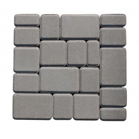 Тротуарна плитка Старе Місто Еко 60 мм сіра