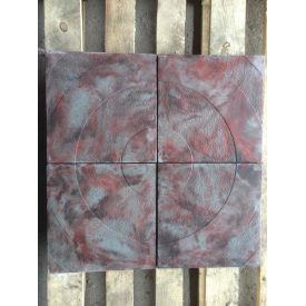 Тротуарная плитка Львовский тротуар 295х295х30 мм хмурый камень