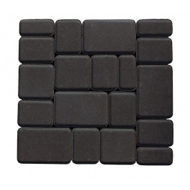 Тротуарна плитка Старе Місто Еко 25 мм графіт