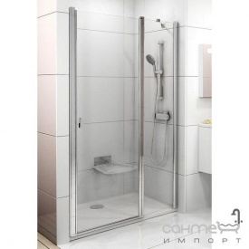 Душові двері Ravak Chrome CSD2-100 білий/прозорий 0QVAC100Z1