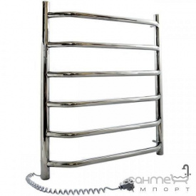 Електрична рушникосушка Navin Блюз 480х600 10-006020-4860 нержавіюча сталь, підключення праворуч