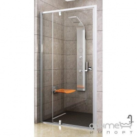 Душові двері Ravak Pivot PDOP2-110 білий/прозорий 03GD0101Z1